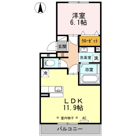 Ｄ’ｓ Ｄｅｃｏの間取り