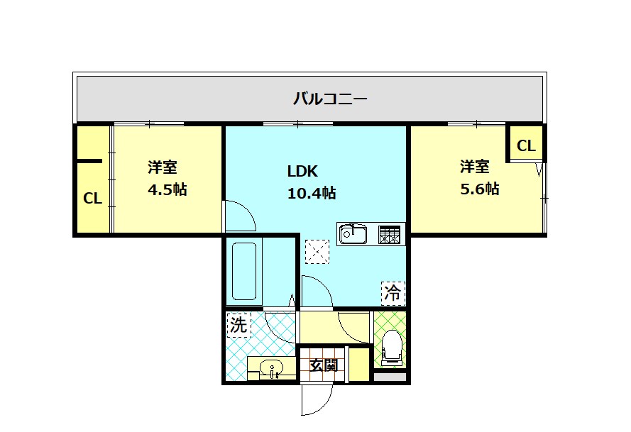 Lieu de reposの間取り