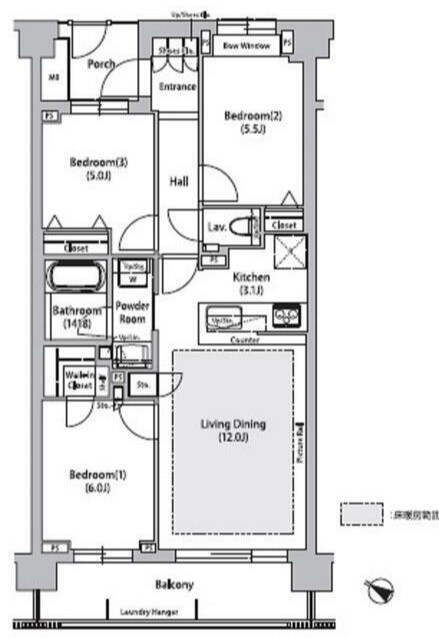 ソアラノーム荻窪天沼の間取り