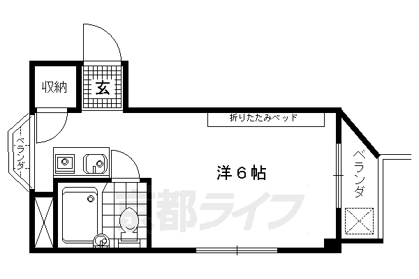 ヒラナカハイツIIの間取り