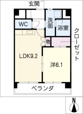 ベルコート大正の間取り