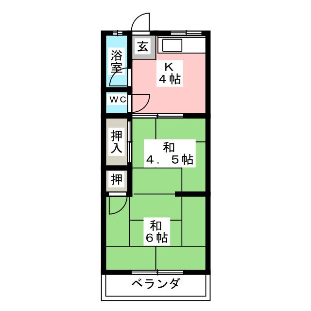 コーポラスサンの間取り