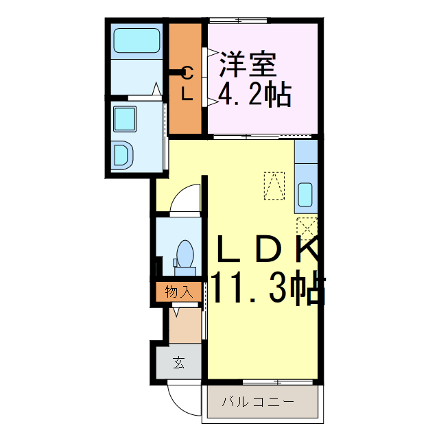 ヴィラ　ソフィアの間取り