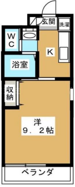 京都市伏見区深草小久保町のマンションの間取り