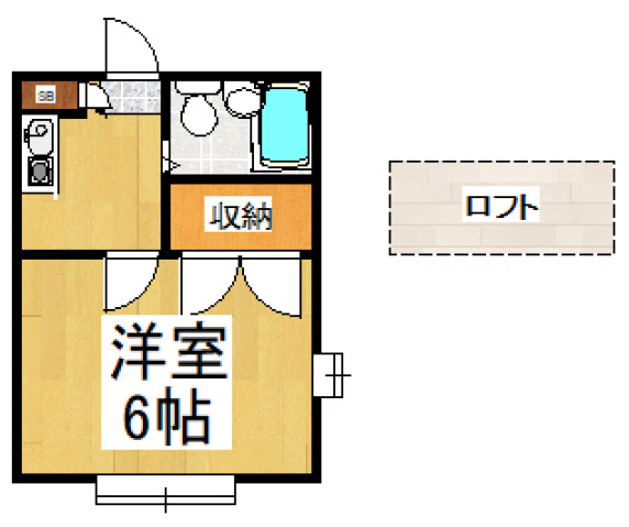 コーポ光の間取り