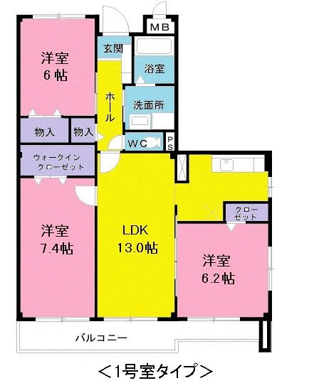 ベイシェント大和町の間取り