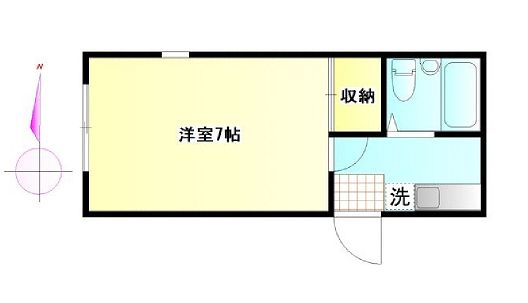 杉並区阿佐谷北のアパートの間取り