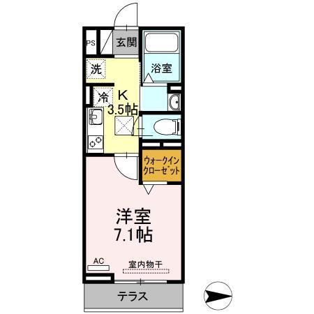 Ｄ－グレイス　Ｂ棟の間取り