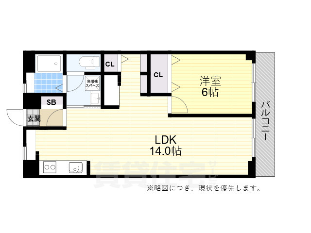 明石市小久保のマンションの間取り