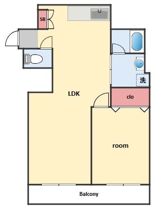 コーポ中山の間取り