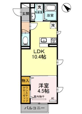 メゾン東雲の間取り