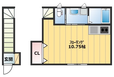 フランフロント（Franc front）大宮の間取り