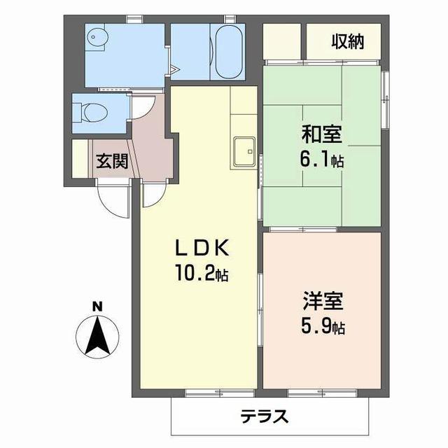 アイリス正道の間取り