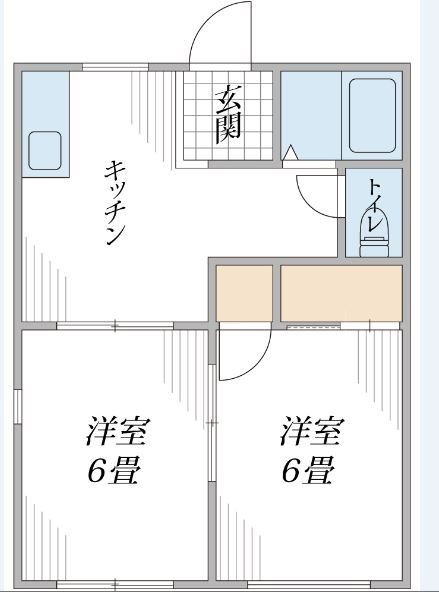 【メゾンソレイユの間取り】