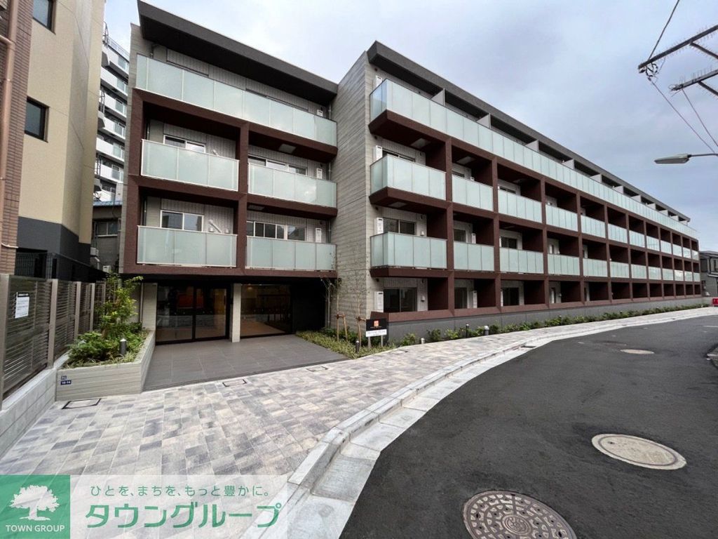 【品川区西大井のマンションの建物外観】