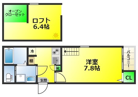 プランドールleiの間取り