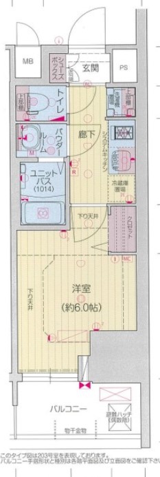 プレサンス大須観音フィエスタの間取り