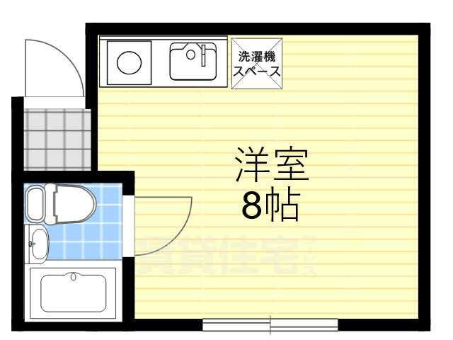 堺市堺区北三国ヶ丘町のマンションの間取り