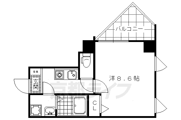 バウハウス北山の間取り