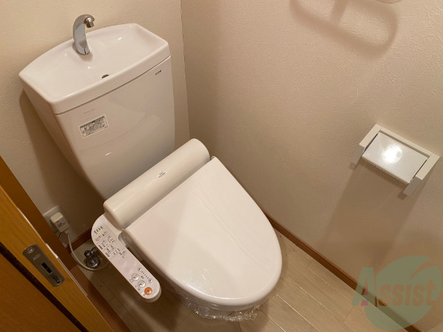トイレ　トイレはこちらです。十分な広さがございますね