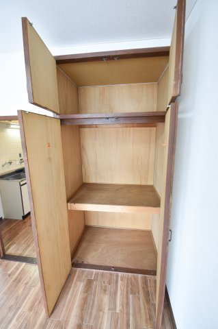 収納　収納があると、お部屋がすっきり片付きますね。