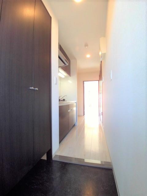 玄関　シューズボックスは余るぐらい入ります！