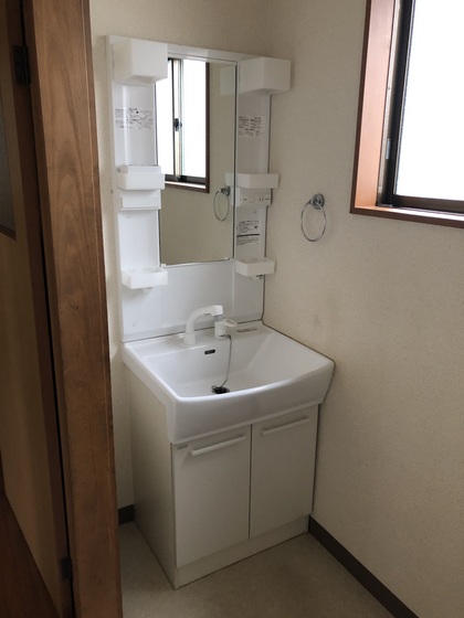 洗面設備　他号室のお写真です