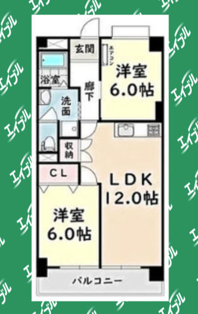 グリーンシティ瑞穂の間取り