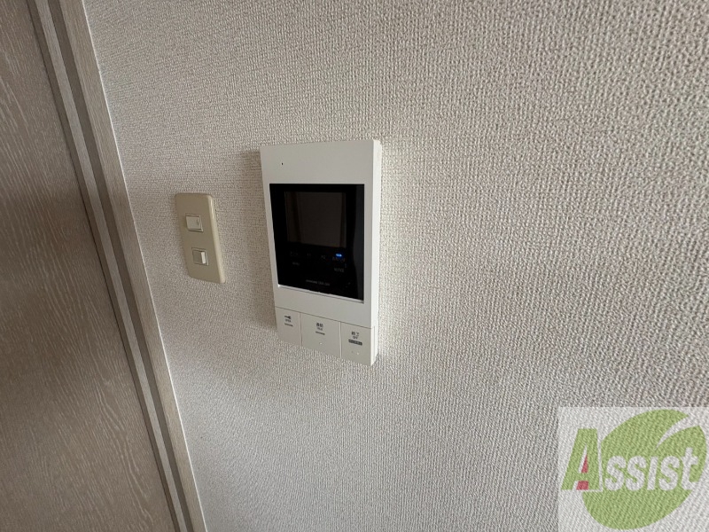 その他設備　モニタ付インターホンでセキュリティ面も安心です。