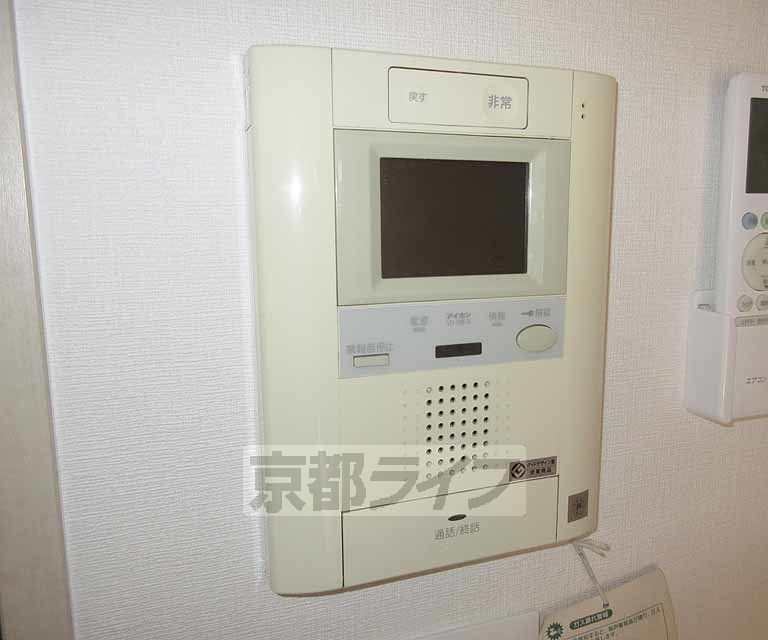 セキュリティ　インターフォンです・