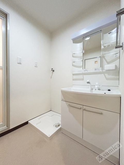 洗面設備　洗面台もキレイで嬉しいですね♪♪