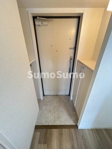 玄関　収納もある玄関です