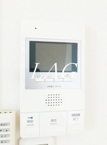 セキュリティ　モニター付きインターフォンです。