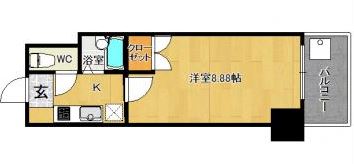 Totsu Residence Hakata Eastの間取り写真