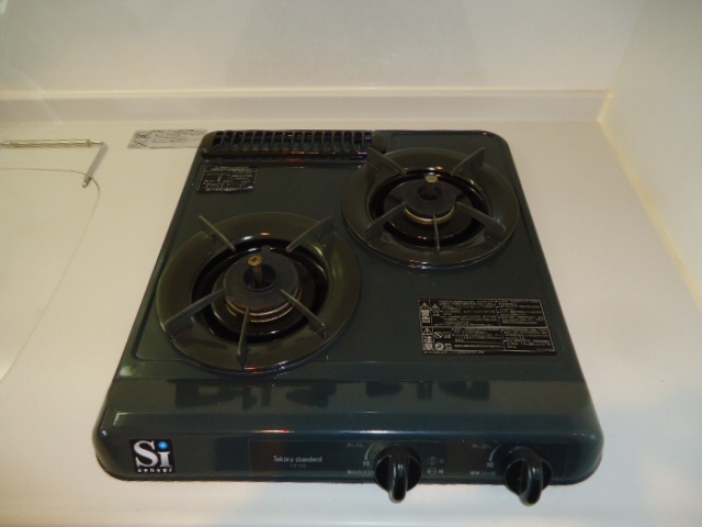 キッチン　二口ガスコンロ