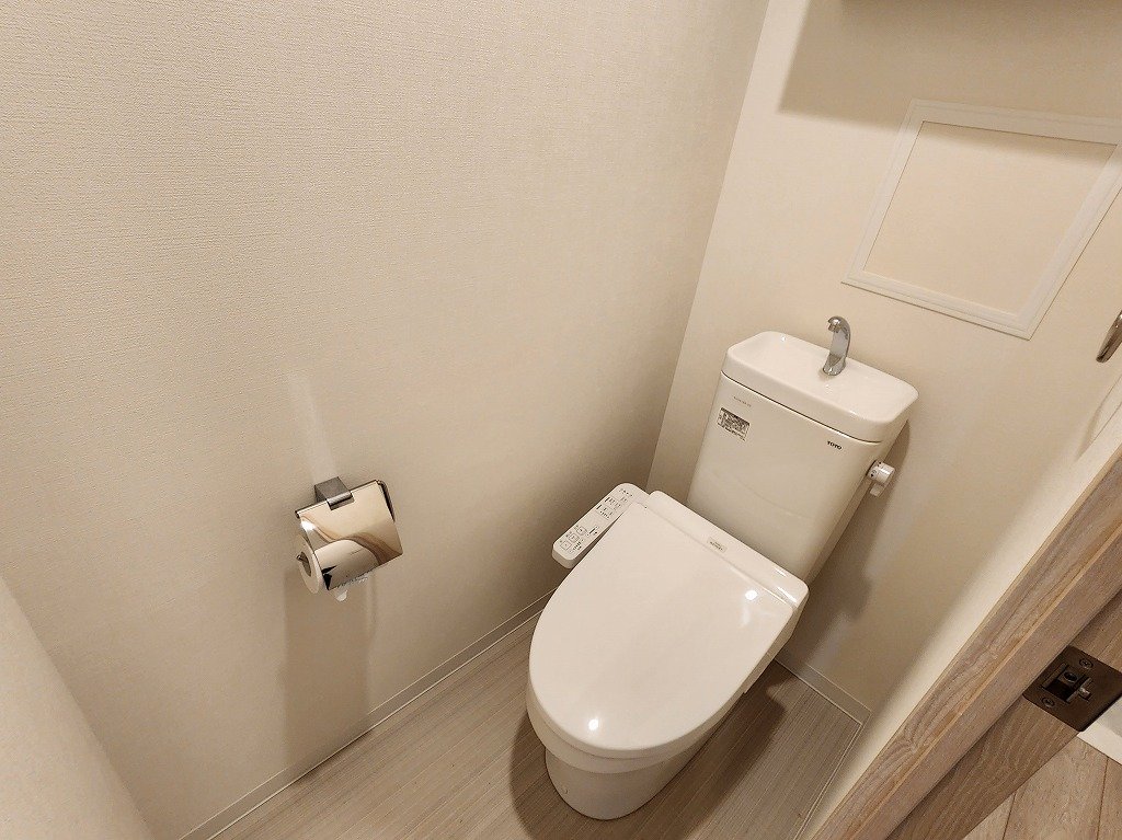 トイレ　癖になるウォシュレット完備。