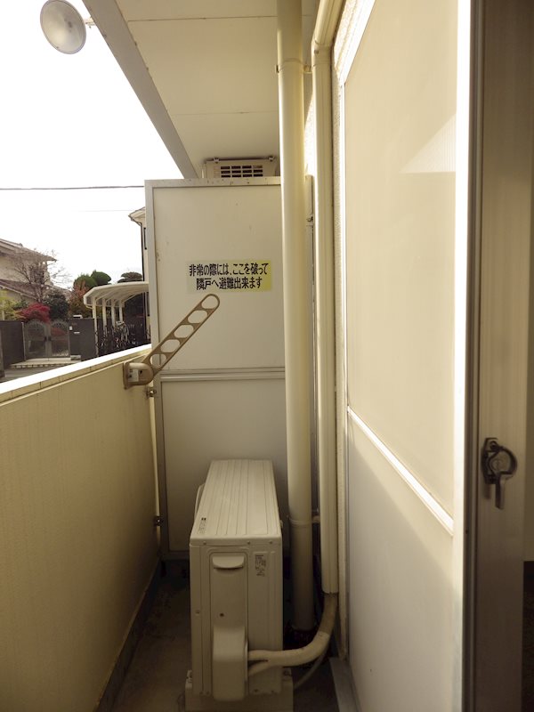 バルコニー　モデルルーム