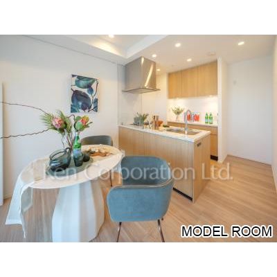 キッチン　同タイプ15階のお部屋を撮影。仕様が異なることがあります。