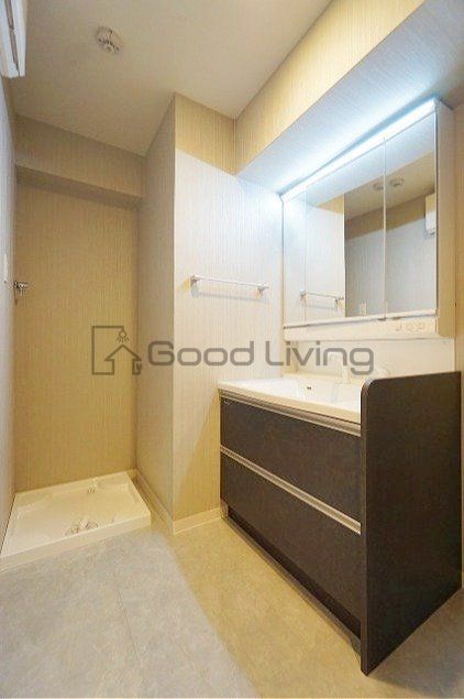 洗面設備　身だしなみもバッチリ