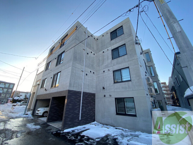 建物外観　札幌市豊平区美園７条「ジーハイム美園」