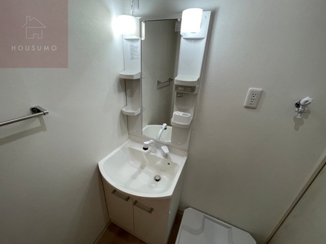 洗面設備　同一施工