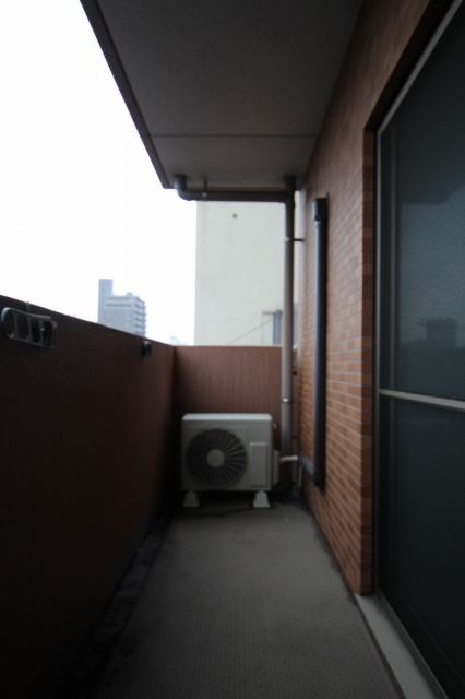 バルコニー　写真は別号室のものです。