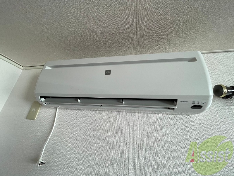 その他設備　エアコン付きで快適なリビングです！欠かせませんね。