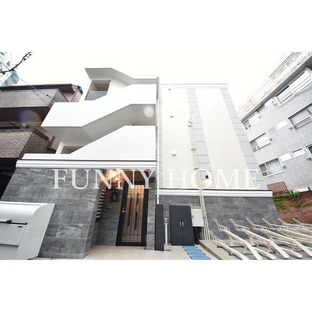 建物外観　山手線恵比寿駅から徒歩8分の賃貸マンション♪