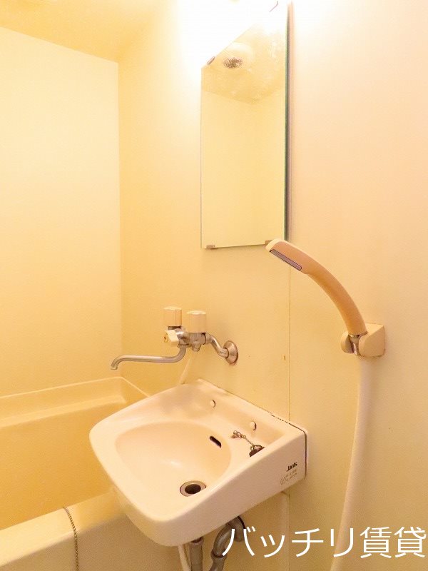 洗面設備　別号室タイプの為、現状を優先致します。