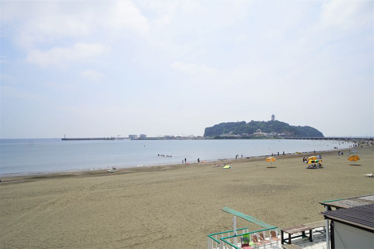 その他　目の前の片瀬東浜海岸