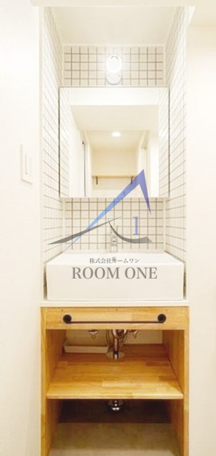 洗面設備　洗面台です。