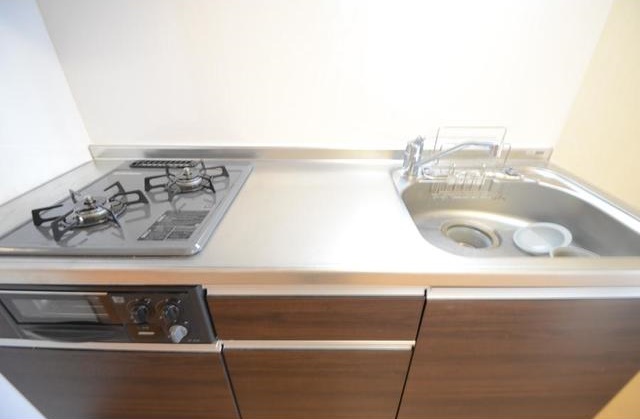 キッチン　自炊をされる方に嬉しい2口コンロ♪お料理しやすいキッチンです