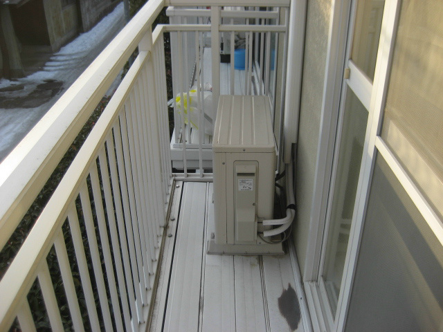 バルコニー　202号室のお部屋です