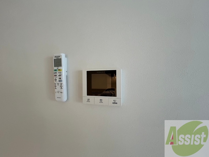 セキュリティ　インターホンで来客確認ができます。安心ですね。